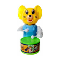 ROSEFAIR Key-Operated Cute Drummer Toy with Drumming Dancing for Kids Baby Rattle Toy Rattle(Multicolor)