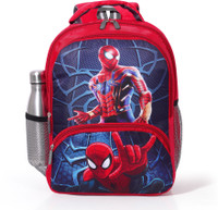 Akram garments Stylish Kids Cartoon School Bags for Baby Girls/Boys Waterproof School Bag(Red, Blue, 22 L)