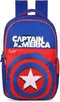 SKYBAGS MARVEL CAPTAIN AMERICA SCHOOL BP 03 BLU 30 L Backpack(Blue)