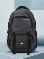 WFB Laptop Backpack Durable Travel Bag with Multi Compartment Design 35 L Laptop Backpack(Grey)