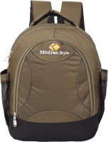 MODREN STYLE Large Laptop Backpack with Bottle Pocket and Front Organizer 36 L Laptop Backpack(Beige)