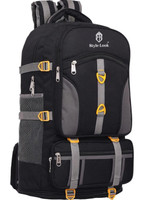 Style look Trakking bag and hikking ,rucksack travel bag for MEN luggage bag 75L(NBLUE) 90 L Backpack(Black)