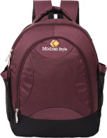 MODREN STYLE Large Laptop Backpack with Bottle Pocket and Front Organizer 36 L Laptop Backpack(Maroon)