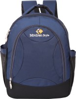 MODREN STYLE Large Laptop Backpack with Bottle Pocket and Front Organizer 36 L Laptop Backpack(Blue)