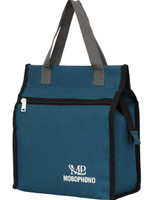 Mobophono FASHIONABLE MULTIPURPOSE POLYSTER TUFF QUALITY CARRY BAG, JHOLA BAG, LUNCH BAG Waterproof Lunch Bag(Dark Blue, 6 L)