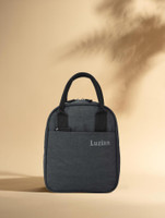 Luzian Polyester�Leakproof Hot Cold Lunch Bag(Grey, 10 L)