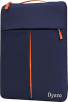 Dyazo Plus 15.6Inch Laptop Sleeve Protective Case with Handle & Front Accessory Pocket Laptop Bag(Blue & Orange)