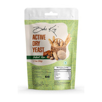 Bake King Grade A Quality 50gm- Active Instant Dry Yeast 50gm Yeast for Pizza Base Pantry, Baking Bread and Cake, Khamir Powder 50gm Yeast Powder Yeast Powder(50 g)