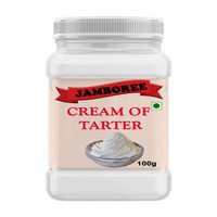 JAMBOREE Cream of Tartar Keto-Friendly | Adrenal Energizer | Use in Cooking Cream of Tartar Powder(100 g)