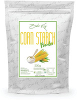 Bake King Bakers Corn Starch Powder for Baking & Cooking 200gm (Ararot Powder / Makkai Powder / Natural Corn Flour) Corn Flour for Cooking and Baking Pakoda, Vada, Halwa Soup and Dosa Starch Powder(200 g)