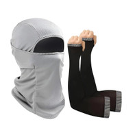 AUTOSITE Grey, Black Bike Face Mask for Men & Women(Size: Free,  Balaclava)