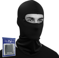 Kingsway Black Bike Face Mask for Men & Women(Size: Free,  Balaclava)