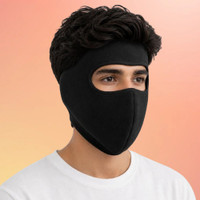 ZENLINK Black Bike Face Mask for Men & Women(Size: Free,  Balaclava)