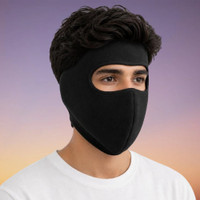 ZENLINK Black Bike Face Mask for Men & Women(Size: Free,  Balaclava)
