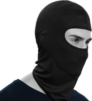 Kingsway Black Bike Face Mask for Men & Women(Size: Free,  Balaclava)