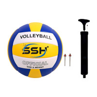 SHORYA Soft hand stiched ssh 18 pannel volleyball with volleyball pump Volleyball - Size: 4(Standard, Pack of 1)