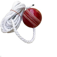 nizex Leather Cricket Hanging Ball For Knock Practice /Red Color -AT17 Cricket Training Ball(Standard, Pack of 1, Red)