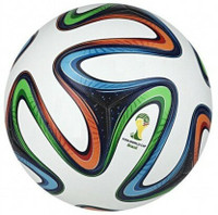 PRISAMX BRAZUCA FCB (WHITE) FOOTBALL Football - Size: 5(Standard, Pack of 1)