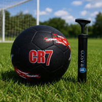 RASCO COMBO CR SEVEN RED FOOTBALL WITH AIR PUMP Football - Size: 5(Standard, Pack of 2, Red)