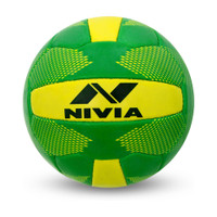 NIVIA Plain Throw Ball - Size: 5(Standard, Pack of 1, Green)