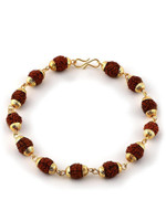 Rudram Wood Silver Bracelet Set
