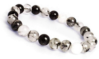 Jewelswonder Stone Beads, Crystal Charm Bracelet