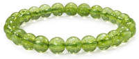 VIBESLE Crystal, Peridot Beads Charm Bracelet