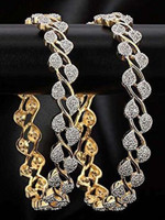 YouBella Alloy Cubic Zirconia Gold-plated Bangle Set(Pack of 2)