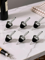 Dynore Dynore Stainless Steel 6 Pcs Wine Pourers/ Pour Spouts 6 - Piece Bar Set(Stainless Steel)