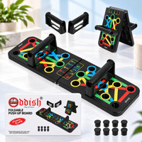 Oddish Push Up Board System, 15 in 1 Body Building Exercise Push-up Bar(Multicolor)