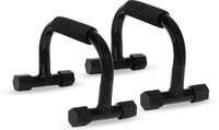 Deviant Buzz Fully Black Stainless Steel Metal Best Quality Product Push Up Bar For Man & Women Push-up Bar(Black)