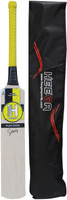 Heega Extended Spine English Technology Mongoose Kashmir Willow Cricket  Bat For 15+ Yrs(1150 g)