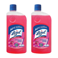 Lizol Disinfectant Surface Cleaner - Floral(2 x 0.62 L)