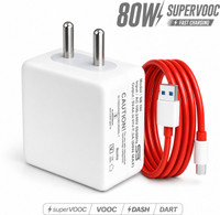 shopbucket 80 W SuperVOOC 7.3 A Wall Charger for Mobile with Detachable Cable(White, Cable Included)