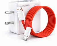 SB 80 W SuperVOOC 6 A Wall Charger for Mobile with Detachable Cable(White, Cable Included)