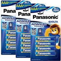 Panasonic EVOLTA Alkaline LR03EG-12B , batteries  Battery(Pack of 12)