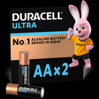 DURACELL Ultra Alkaline AA   Battery(Pack of 2)