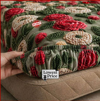TrueBuy Cotton Double Fitted (Elastic) 320 TC Printed 1 Bedsheet(Multicolor)