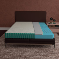 SleepyHug AirCell Series Dual Ortho Reversible Orthopedic 2-layer Honeycomb Grid Foam 4 inch King High Resilience (HR) Foam Mattress(L x W: 84 inch x 72 inch)
