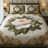 DGHUB Polycotton Queen Flat 400 TC 7D Digital 1 Summer Bedsheet with 2 Pillow Covers(Multicolor)