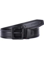 Gino Johnson Men Formal Black Genuine Leather Belt