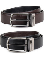 LOUIS PHILIPPE Men Formal, Casual, Party Black, Brown Artificial Leather Reversible Belt