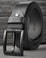 Roadster Men Formal, Casual, Evening, Party Black Genuine Leather Belt