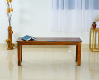 Woodefly Sheesham Bench for Dining Room/Indoor/Outdoor/Balcony Solid Wood 3 Seater(Finish Color - Maple Finish, DIY(Do-It-Yourself))