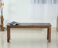 Woodefly Sheesham Wood 3 Seater Bench for Dining Room/Indoor/Outdoor/Balcony Solid Wood 3 Seater(Finish Color - Teak Finish, DIY(Do-It-Yourself))