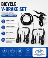 ghg V Brake combo power brake set of 3 Bicycle Brake Disk