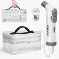 DOCOSS Electric Portable Jet Spray Bidet for Toilet for International Travel Bidet Nozzle(White)