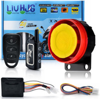 LIU HJG Two-way Bike Alarm Kit(Siren, Flashing Light 125 dB)