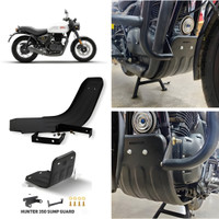 MEYOU BULLET BLACK METAL SUM GUARD ENGINE GUARD, HUNTER 350cc (MADE IN INDIA) Bike Engine Guard(Royal Enfield)