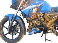 RS ACESSORIES HUB Heavy Quality Metal Crash Guard with 4 Pcs Slider for TVS Apache RTR 160 4V BS6(TVS)